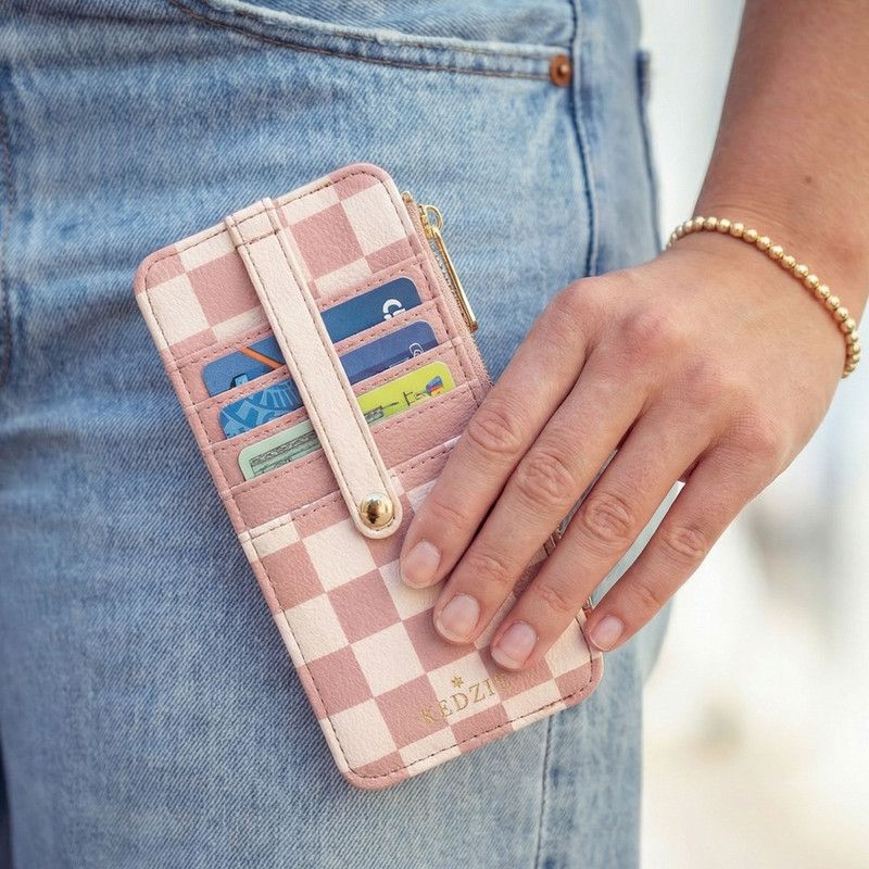 Kedzie Essentials Only Zippered Wallet | Multiple Colors