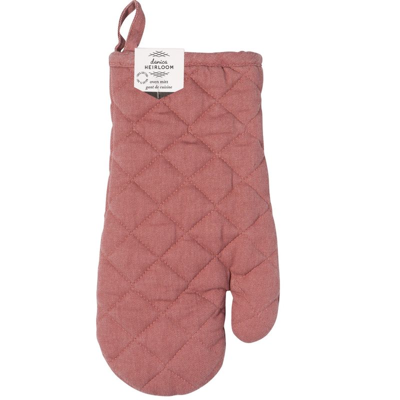 Danica Heirloom Stonewash Oven Mitt (Set of 2) - Canyon Rose
