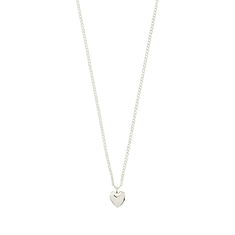 Pilgrim Silver Alaia Tiny Heart Necklace