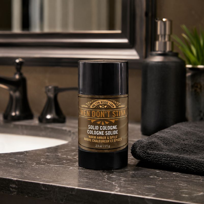 Walton Wood Farm | Men Don't Stink 2.5 oz Solid Cologne Stick