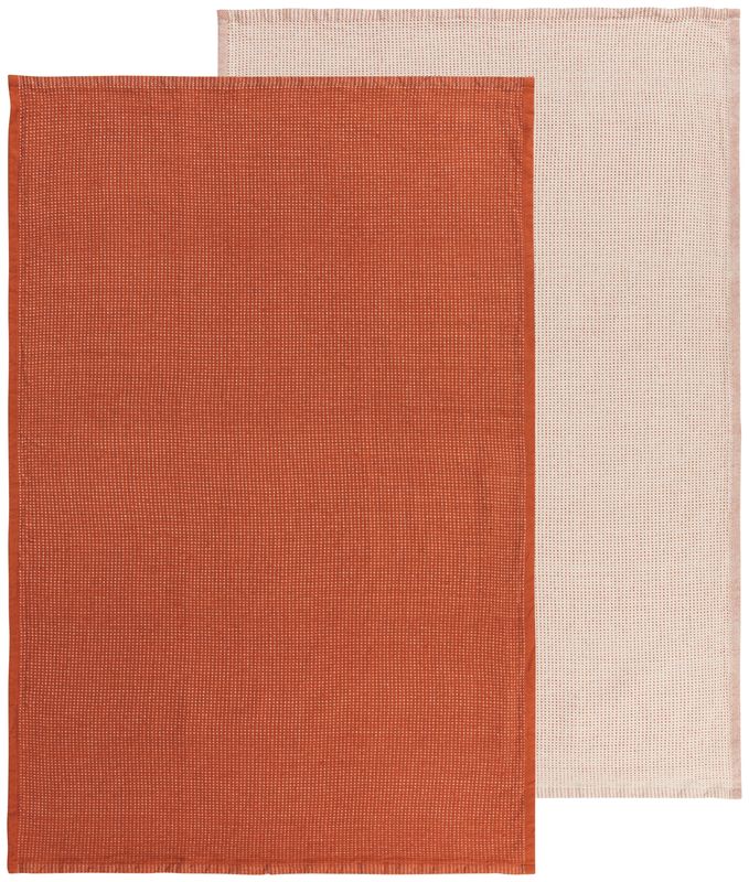 Danica Heirloom Dash Hand Towel (Set of 2) - Cinnamon Stick