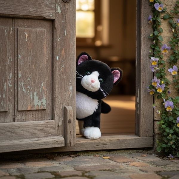 Webkinz | Black and White Cat