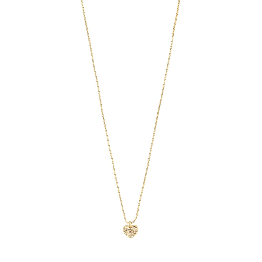 Pilgrim Gold Emmett Heart Necklace