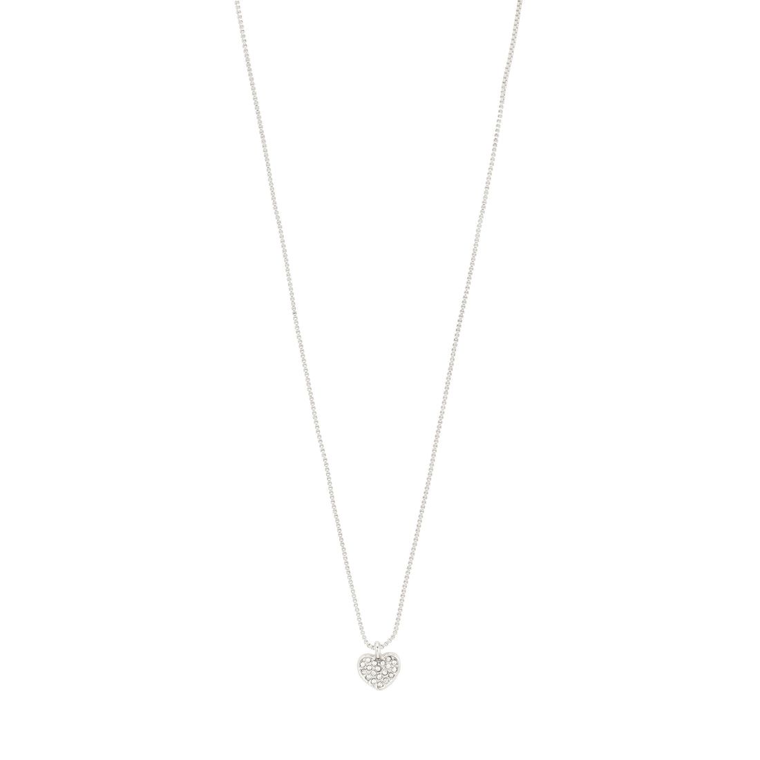 Pilgrim Silver Emmett Heart Necklace