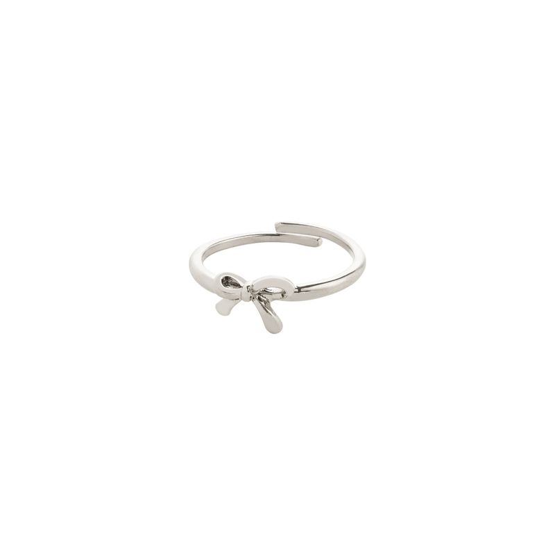 Pilgrim Silver Bow LuLu Stack Ring