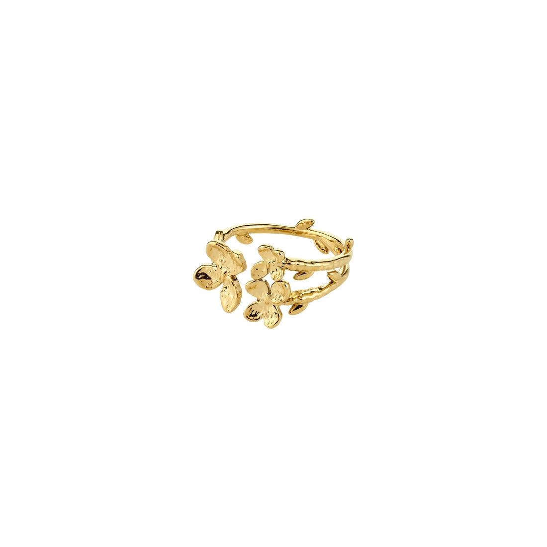 Pilgrim Gold Ajani Flower Ring