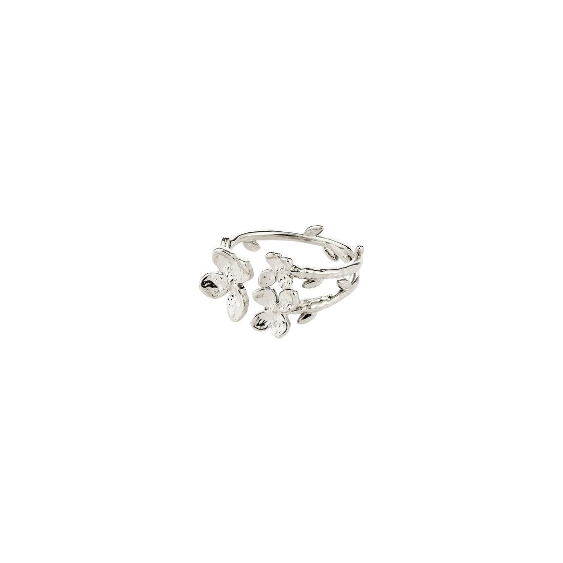 Pilgrim Silver Ajani Flower Ring