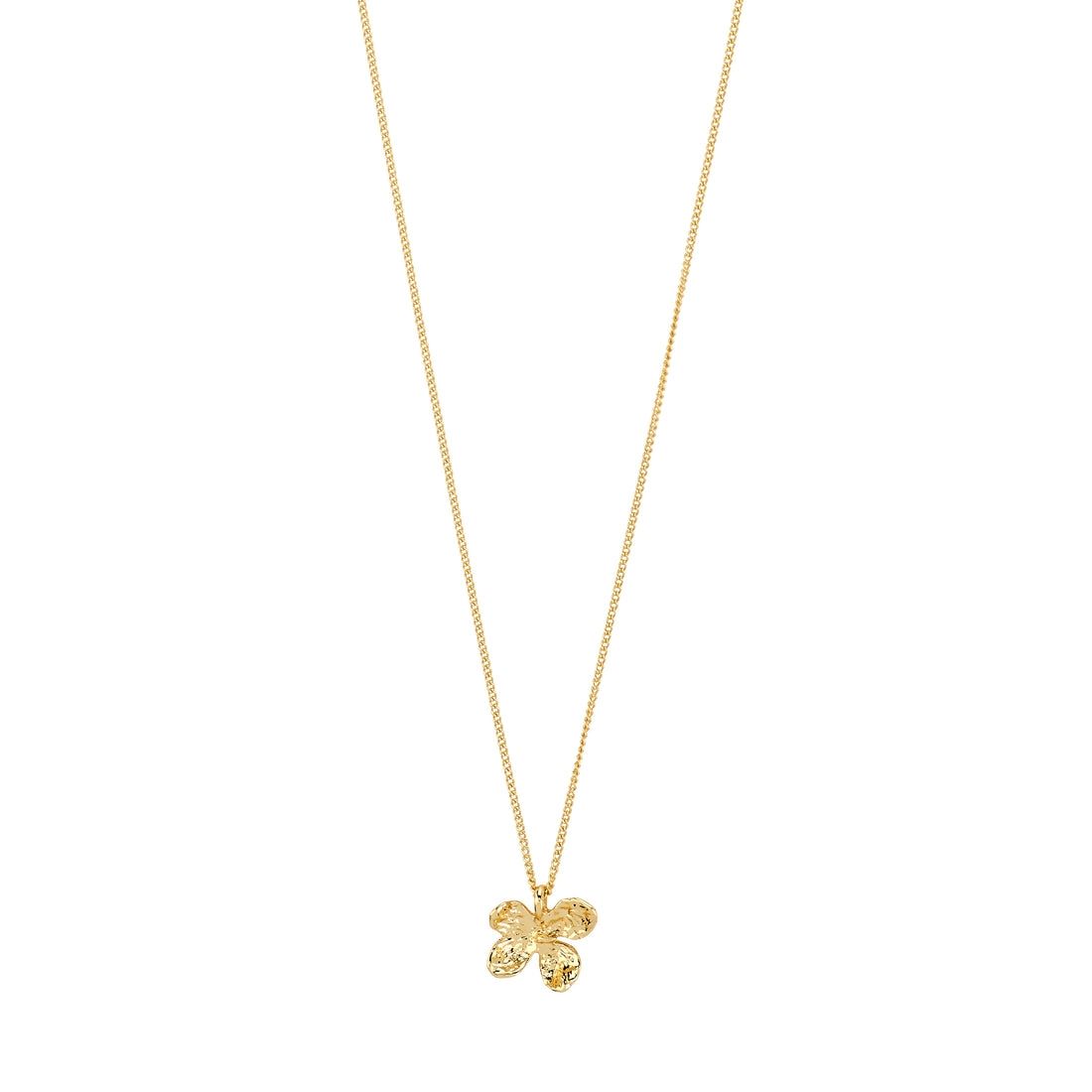 Pilgrim Gold Ajani Flower Pendant Necklace