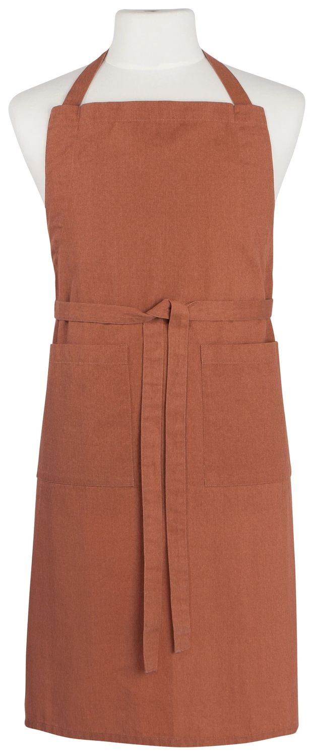 Danica Heirloom Stonewash Apron - Cinnamon Stick