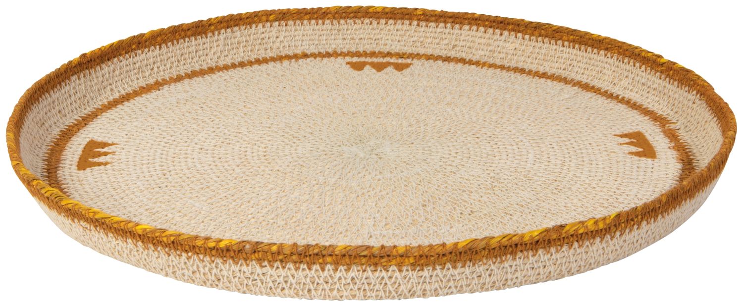 Now Designs 14in Round Seagrass Tray | Apex