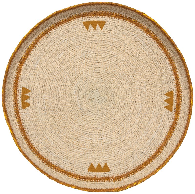 Now Designs 14in Round Seagrass Tray | Apex