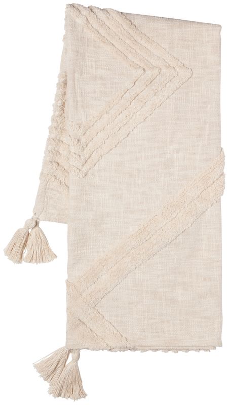 Danica Heirloom 50in x 60in Neva Throw | Natural