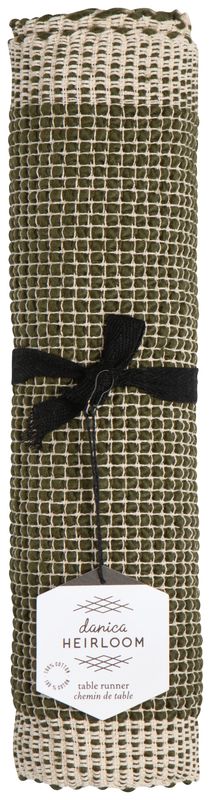 Danica Heirloom 72" Lattice Table Runner | Olive Branch