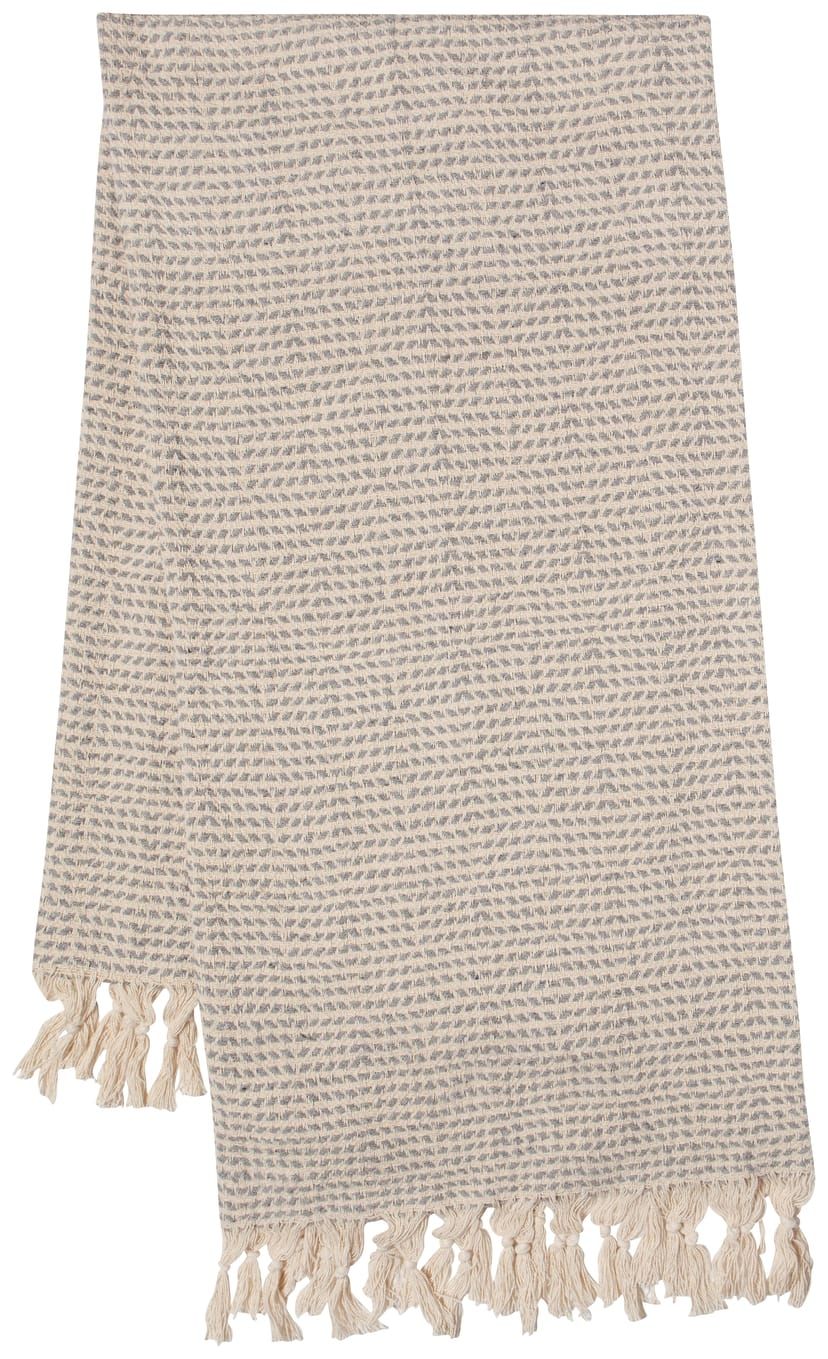 Danica Heirloom 50in x 60in Millie Throw | Dove Grey