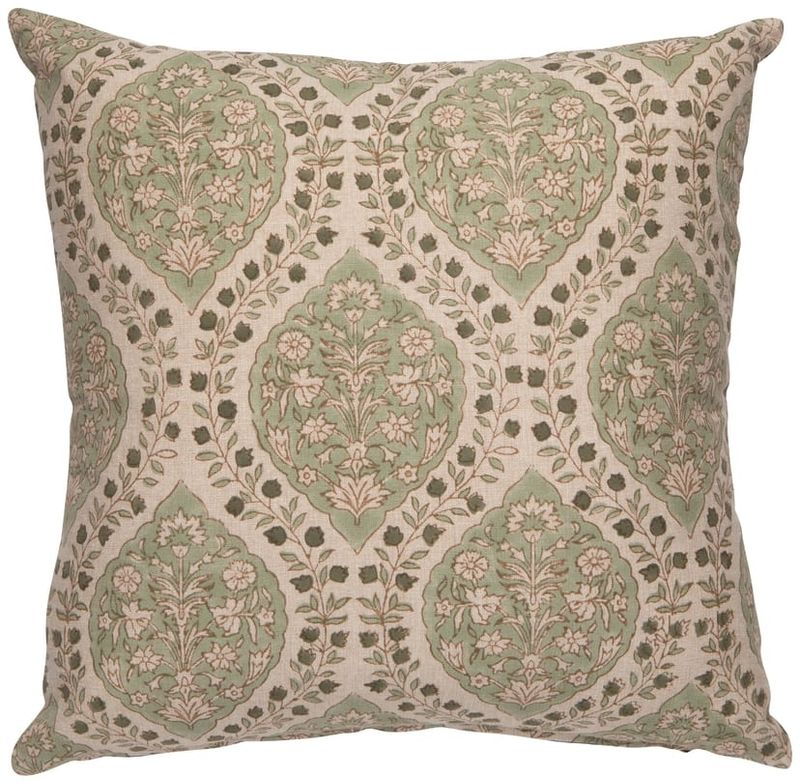 Danica Heirloom 20in Block Print Pillow | Ogee