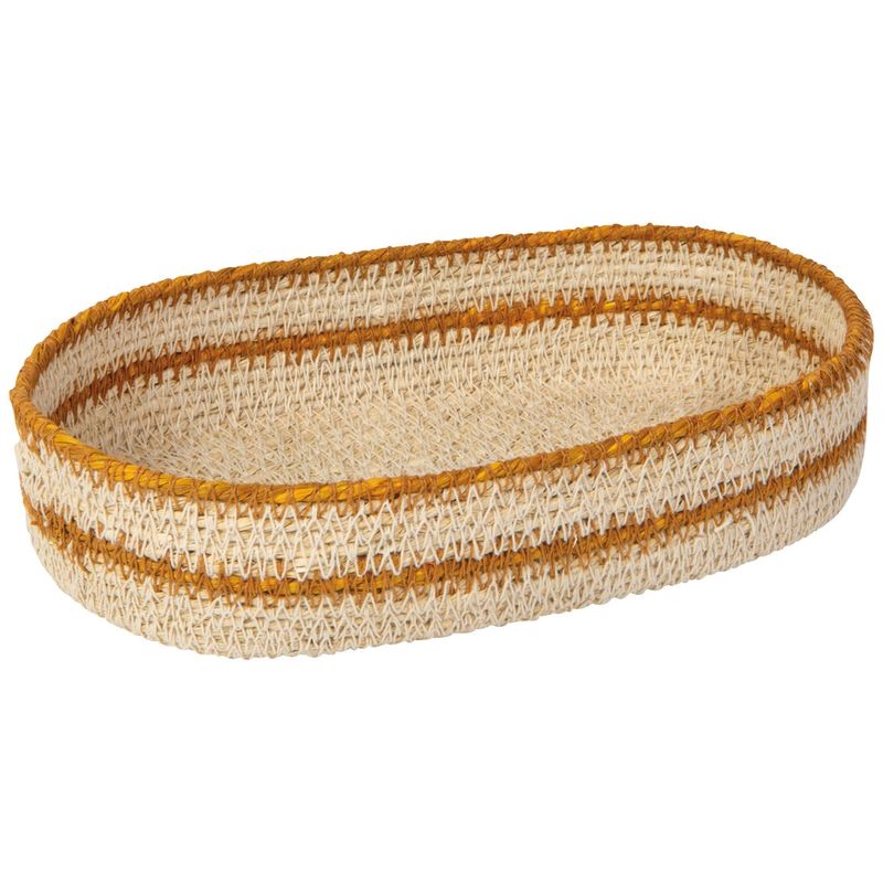 Now Designs Oval Seagrass Tray | Linear
