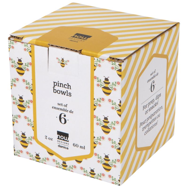 Now Designs Bee Garden Pinch Bowls (Set of 6)