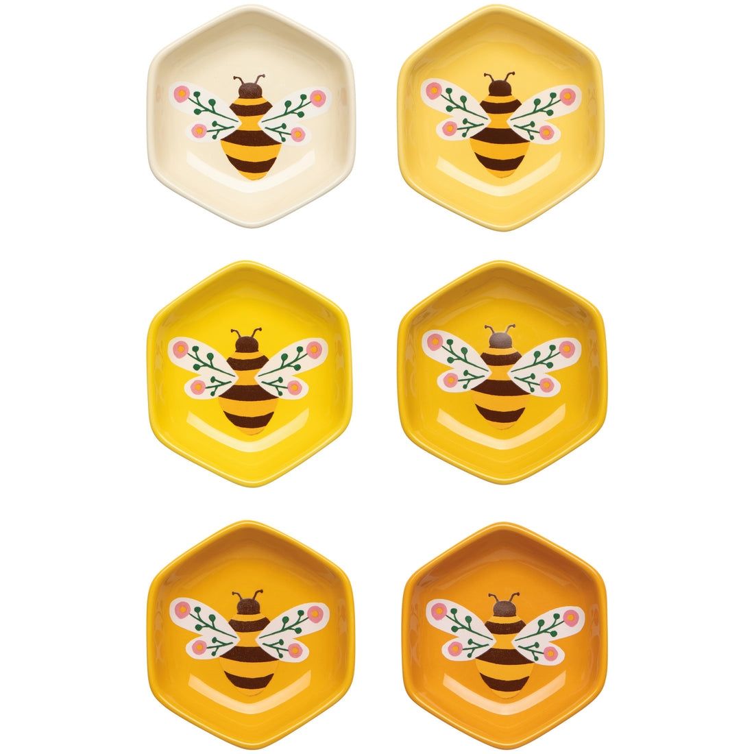 Now Designs Bee Garden Pinch Bowls (Set of 6)