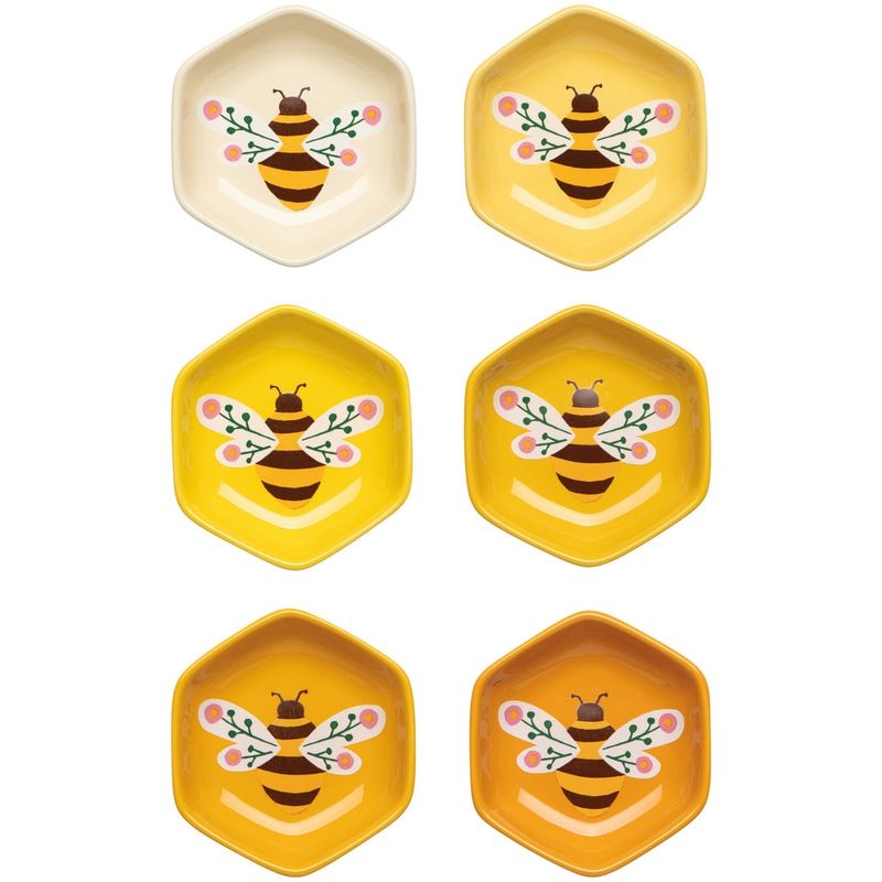 Now Designs Bee Garden Pinch Bowls (Set of 6)