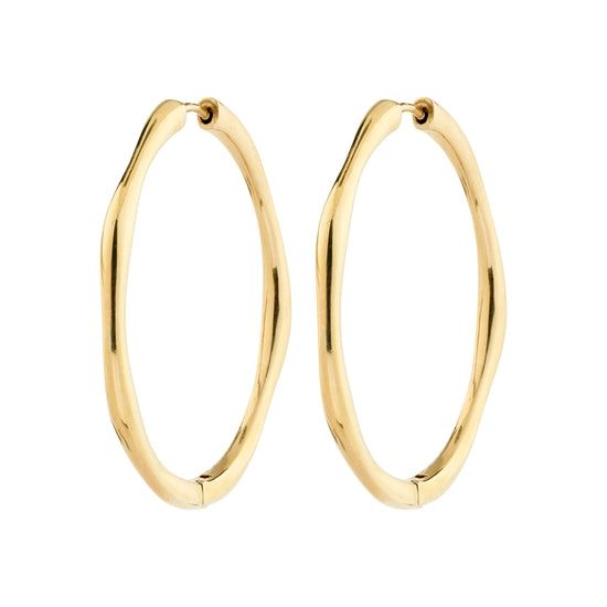 Pilgrim Gold Haze Hoop Earrings
