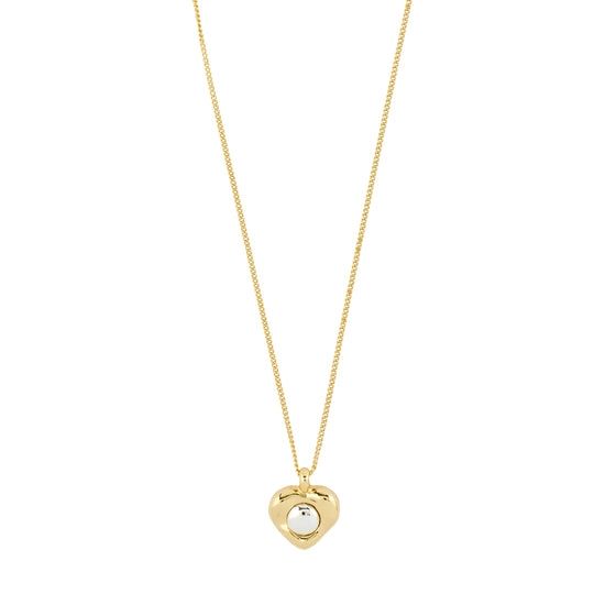 Pilgrim Gold Nova Heart Necklace