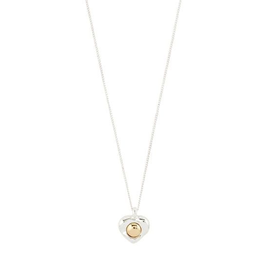 Pilgeim Silver Nova Heart Necklace