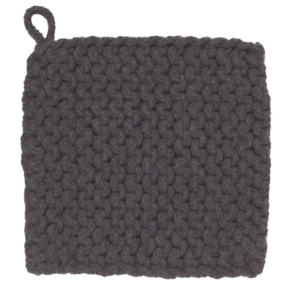 Danica Heirloom Knit Potholder | Shadow