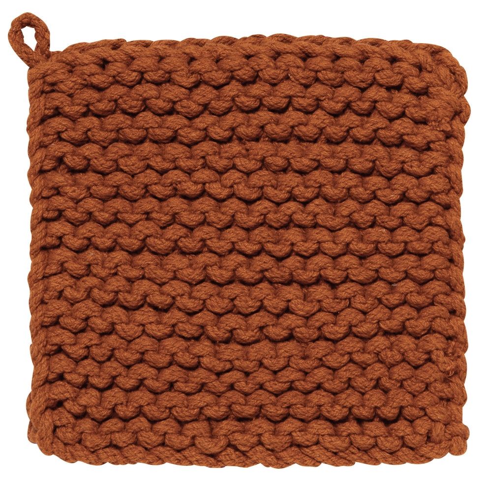 Danica Heirloom Knit Potholder | Cinnamon Stick