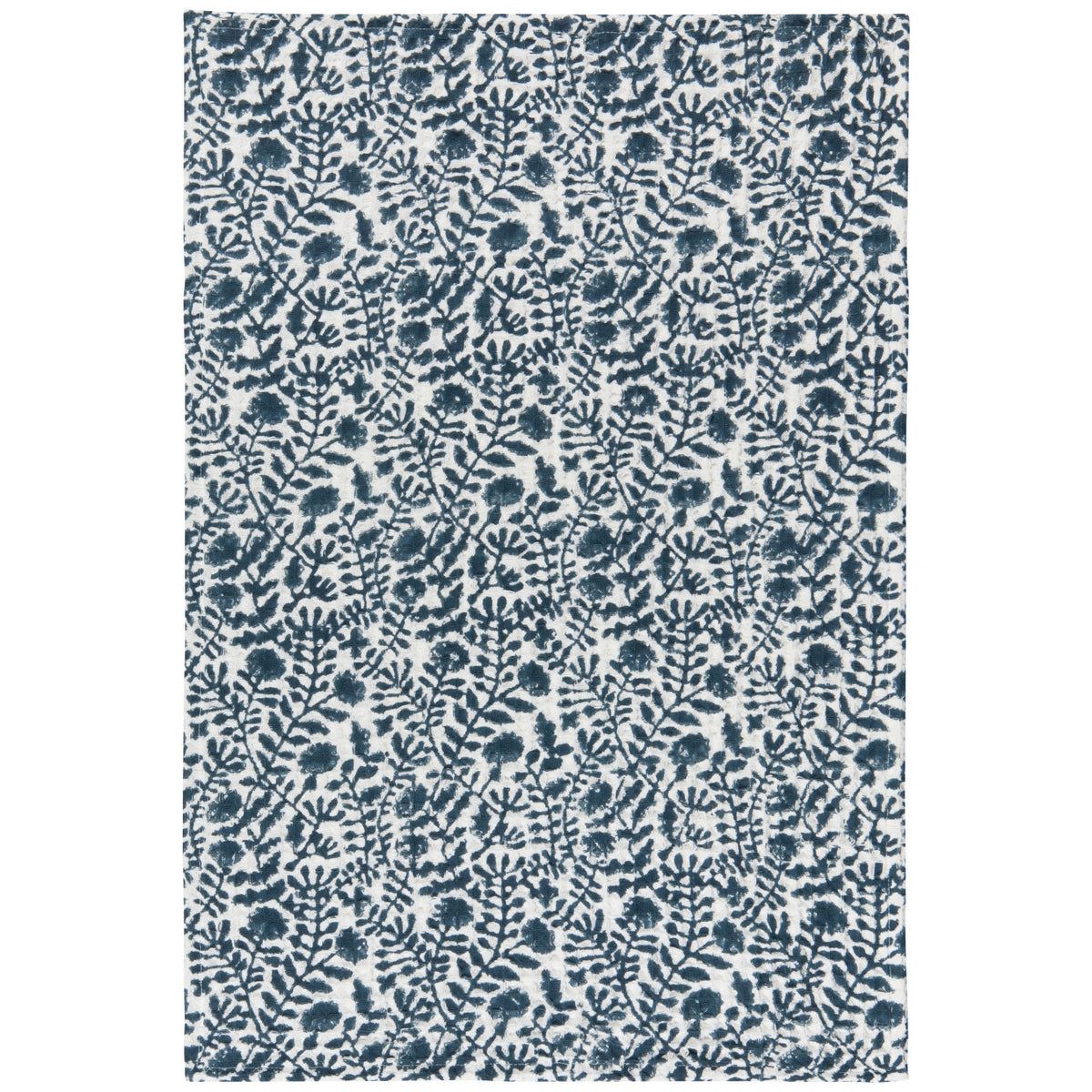 Danica Heirloom Block Print Waffle Dishtowel - Jasmine