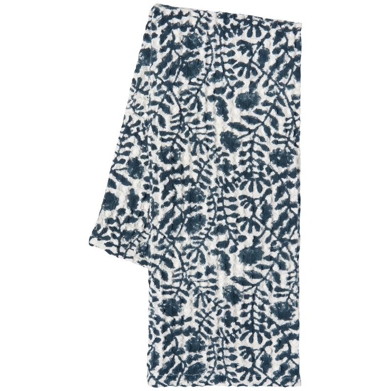 Danica Heirloom Block Print Waffle Dishtowel - Jasmine