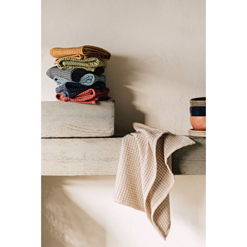 Danica Heirloom Montage Dishtowel - Lagoon