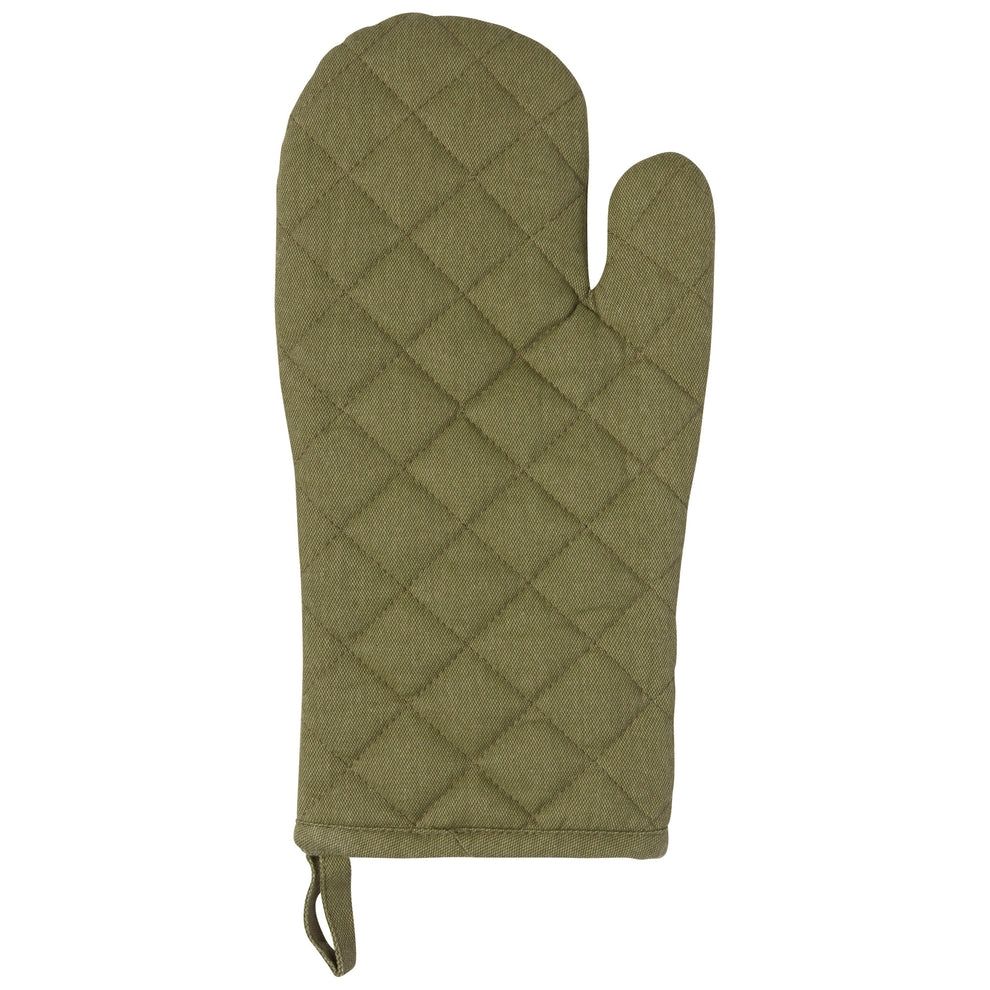 Danica Heirloom Stonewash Oven Mitt (Set of 2) - Olive Branch
