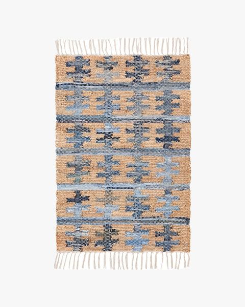 Danica Heirloom Cotton/Jute Chindi 2'x3' Rug | Reverb