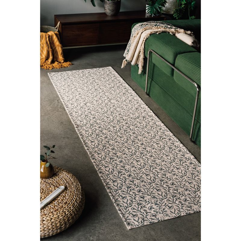 Danica Heirloom Cotton 2.5'x8' Hallway Runner | Lobelia