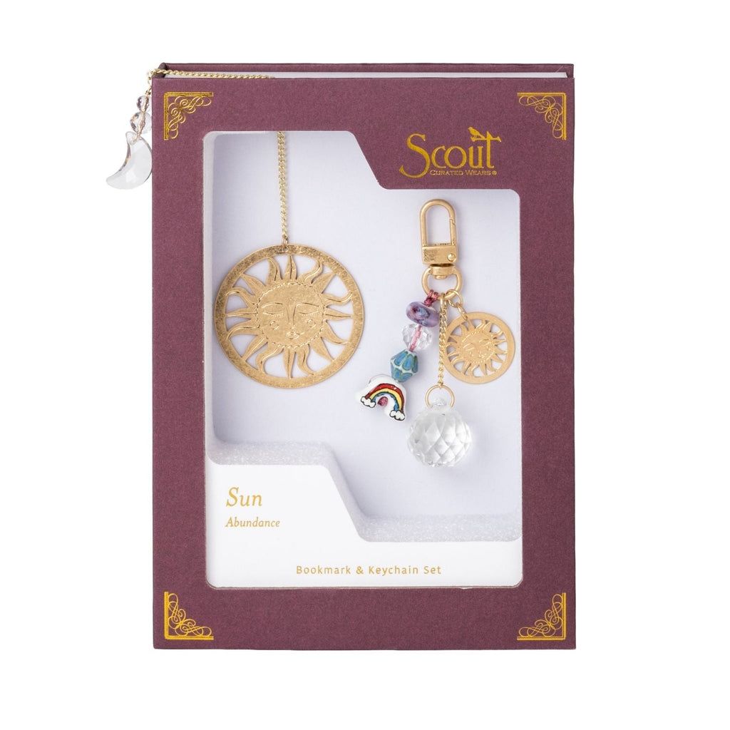 Scout Bookmark &amp; Keychain Set - Sun/Abundance