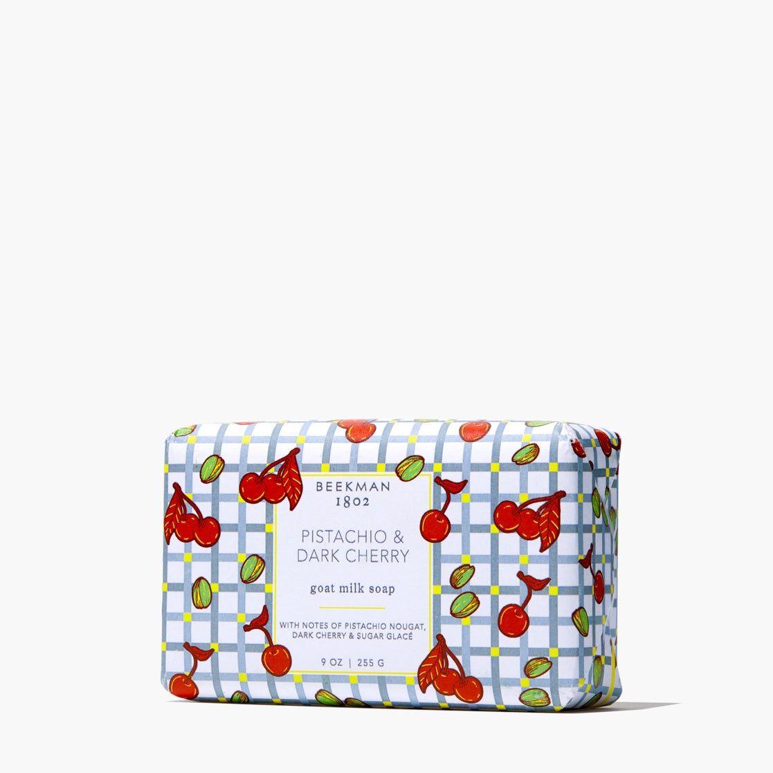 Beekman 1802 Goat Milk Soap 9oz | Pistachio Dark Cherry