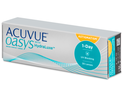 ACUVUE OASYS® 1-Day with HydraLuxe™ for ASTIGMATISM 30 LENS BOX