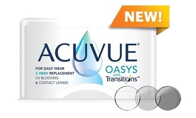 ACUVUE OASYS® with Transitions 6 LENS BOX