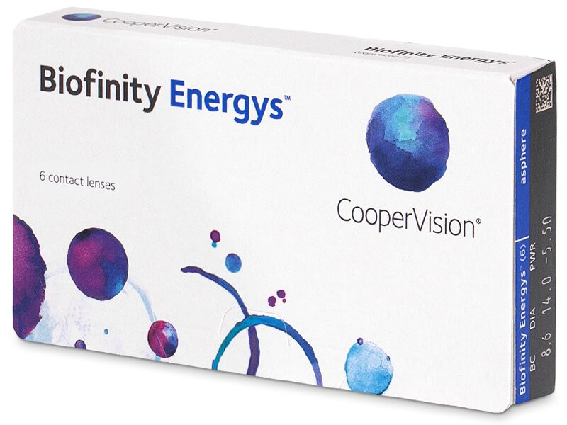 Biofinity® Energys™ 6 LENS BOX