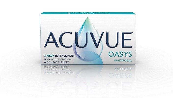 ACUVUE® OASYS MULTIFOCAL with PUPIL OPTIMISED DESIGN 6 LENS BOX