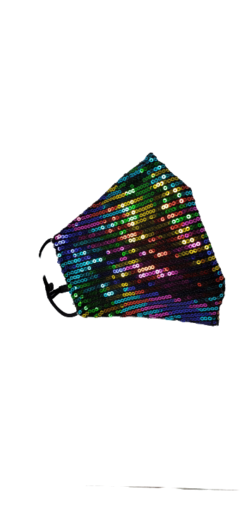 Sequin Mask - Rainbow