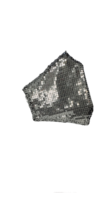 Sequin Mask - Silver