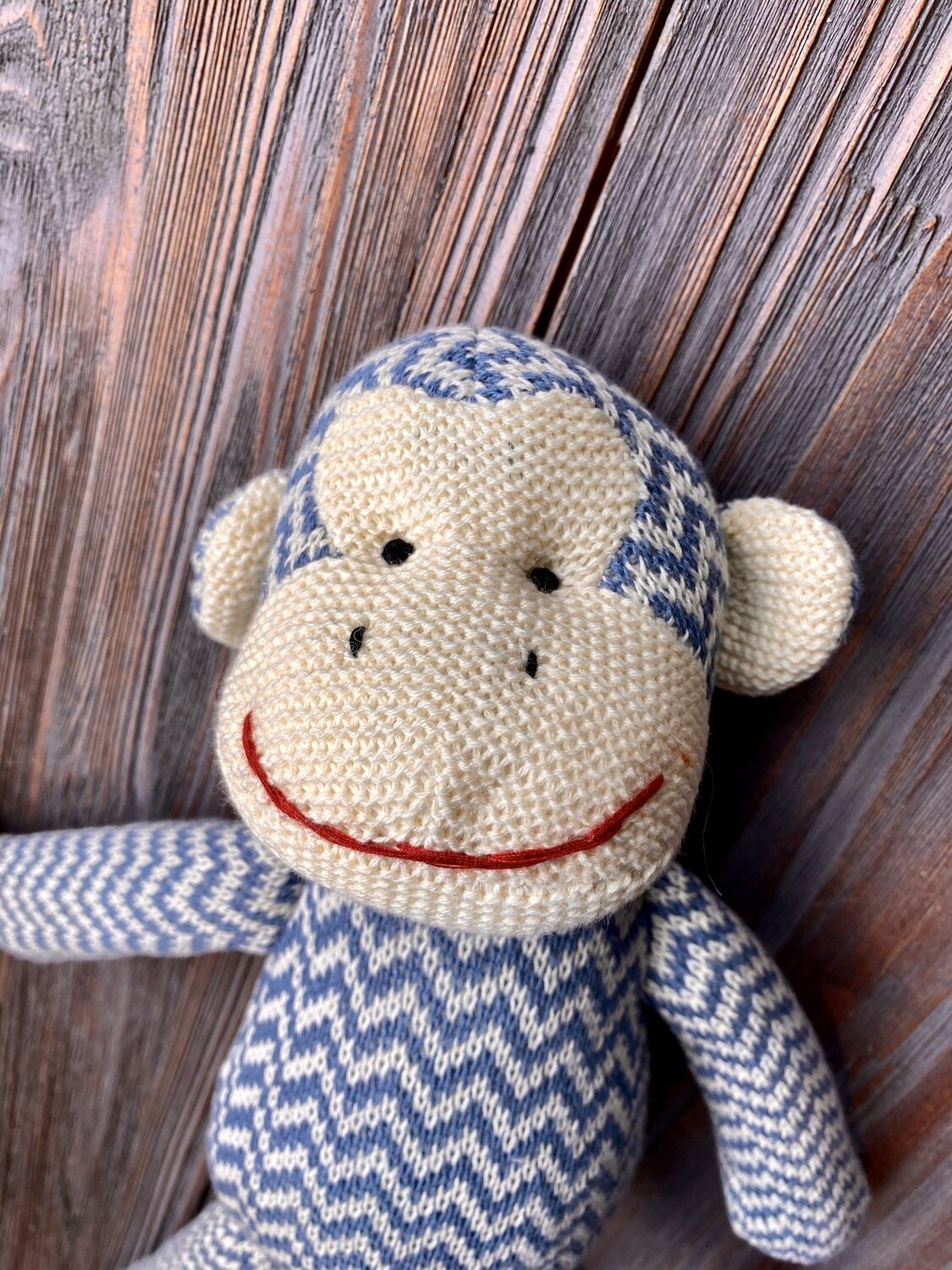 Knit Monkey Plush