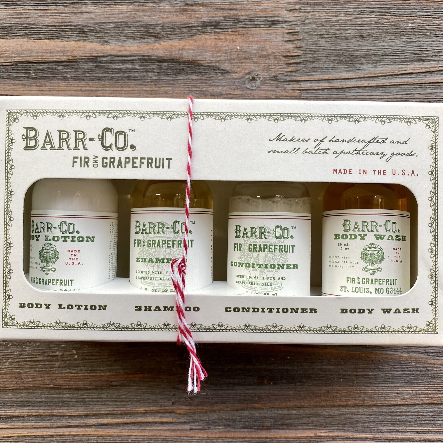 Barr Co. Fir & Grapefruit Bath & Body Gift Set