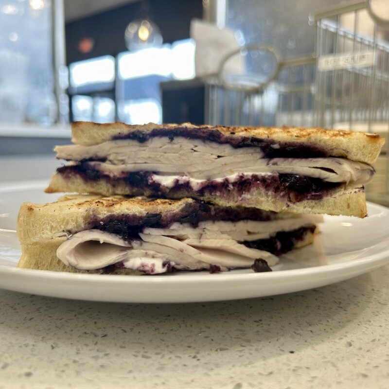 Turkey Berry Goat Cheese Sandwich