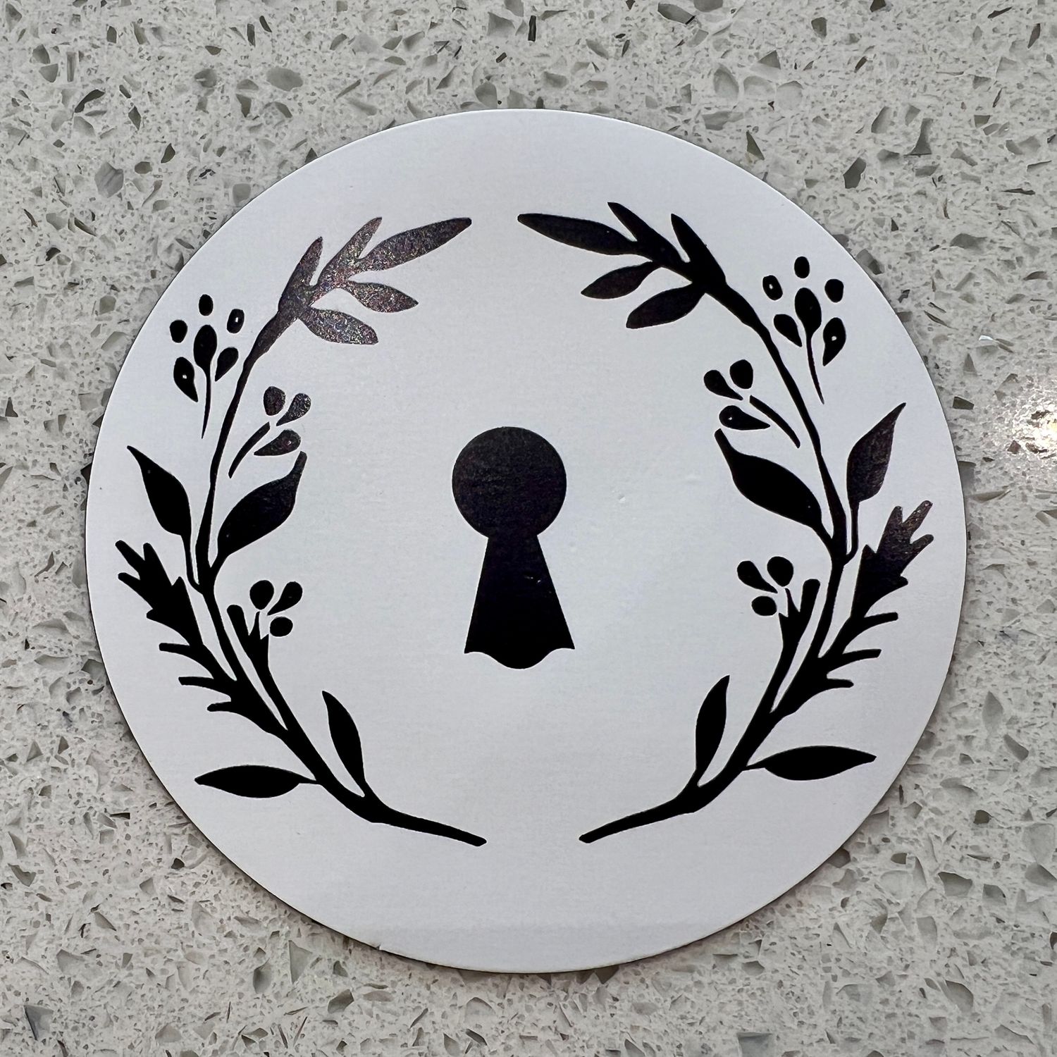 Copper Pony 3&quot; White Magnet
