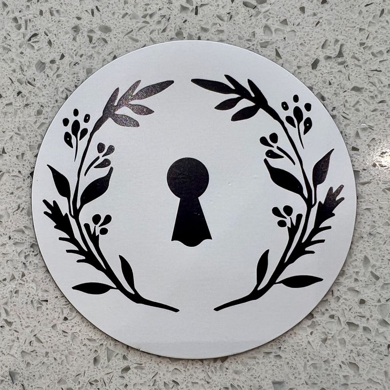 Copper Pony 3&quot; White Magnet