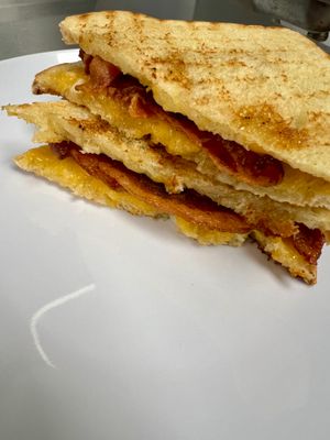 Hot Honey Bacon Grilled Cheese A25
