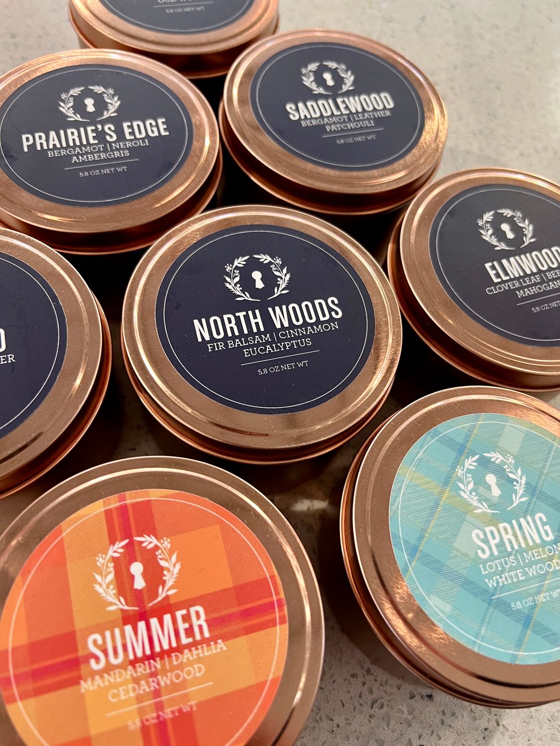 CP 5.8 oz Tin Candle