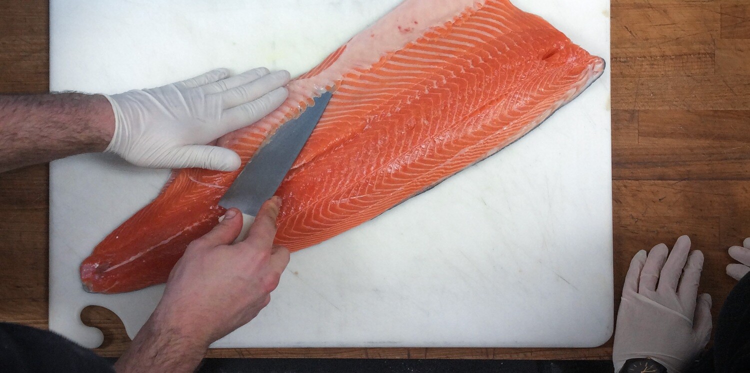 Organic Norwegian Salmon-Frozen (priced per pound)